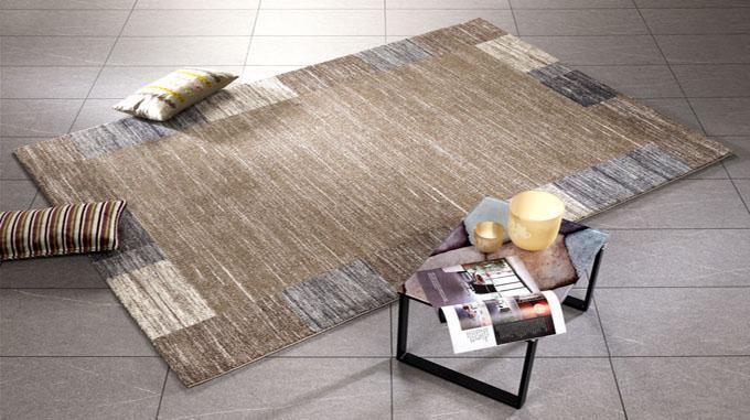 Webteppich Braun/Beige Sofi Star 140x200 cm - Beige/Braun, Basics, Textil (140/200cm) - Novel