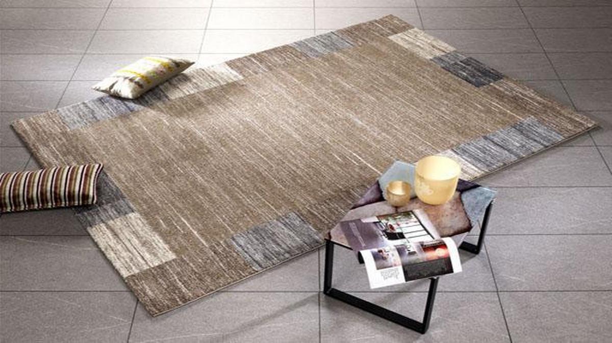Webteppich Braun/Beige Sofi Star 160x230 cm - Beige/Braun, Basics, Textil (160/230cm) - Novel