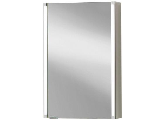 Spiegelschrank LED-Line 42,5 cm Weiß - Weiß, MODERN, Glas/Holzwerkstoff (42,5/67/16,5cm) Spiegelschrank LED-Line 42,5 cm Weiß - Weiß, MODERN, Glas/Holzwerkstoff (42,5/67/16,5cm)