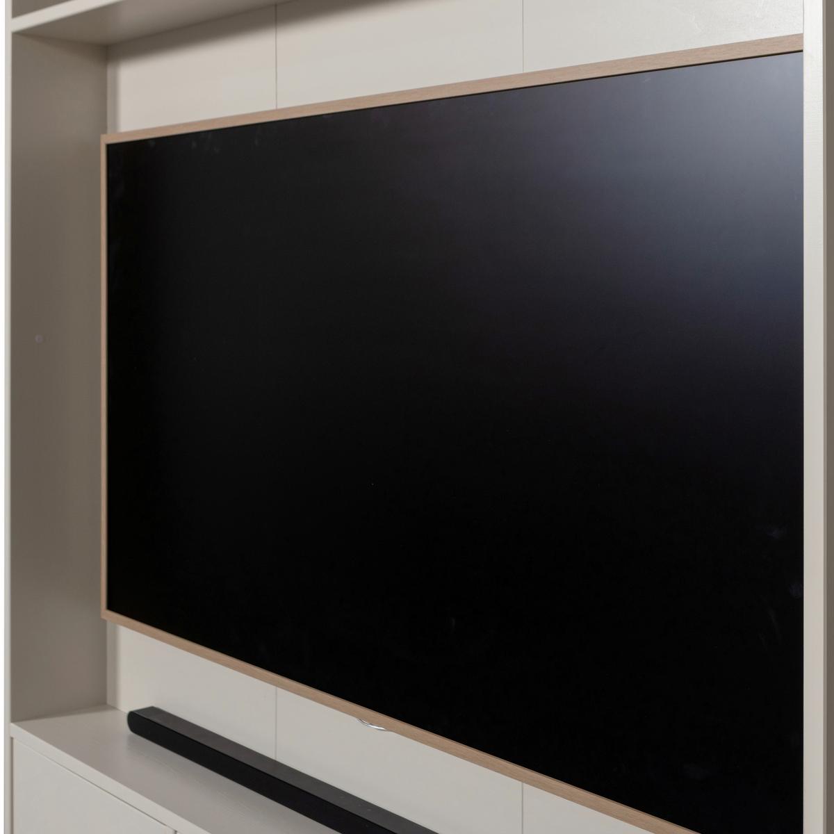 WOHNWAND Meggy Grau B: 160cm - Grau, Design, Holz (160/215/40cm) - Livetastic