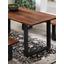 Esstisch B: 160 cm Nussbaumholz - Nussbaumfarben/Schwarz, Basics, Holz/Metall (160/77/85cm) Esstisch B: 160 cm Nussbaumholz - Nussbaumfarben/Schwarz, Basics, Holz/Metall (160/77/85cm)