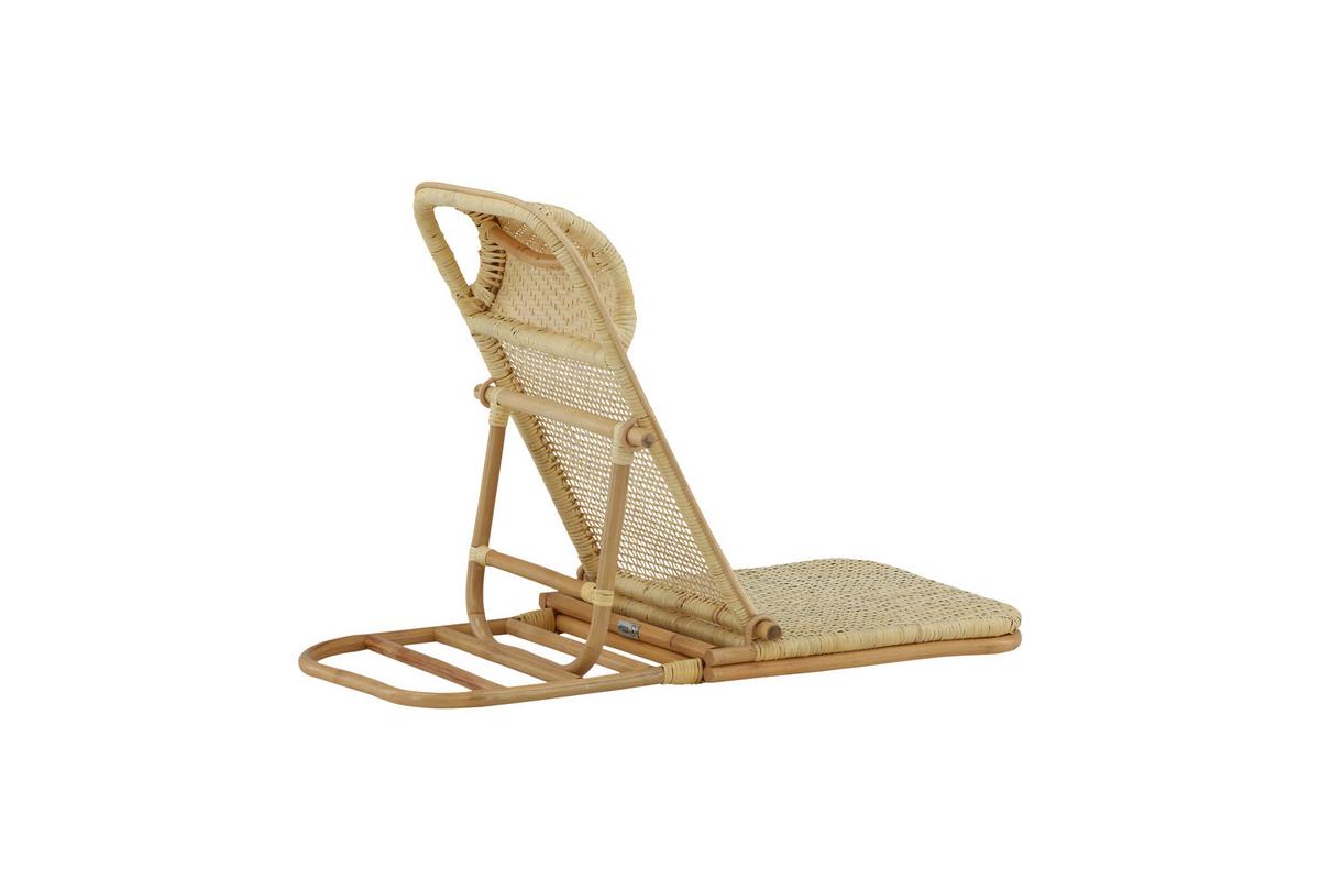 Strandsessel Ellie - Braun, KONVENTIONELL, Holz (45/65/90cm) - Gardenson