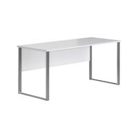 Schreibtisch B 170cm H 77cm Office Lux, Hellgrau - Silberfarben/Hellgrau, Design, Holzwerkstoff/Metall (170/73/77cm) - MID.YOU