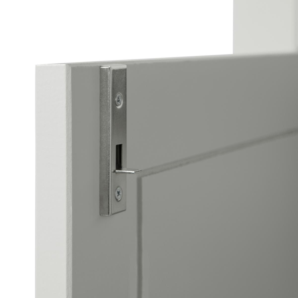 Kommode Eva Hellgrau B: 93cm - Hellgrau, Design, Holz/Holzwerkstoff (93/150/40cm) - Livetastic