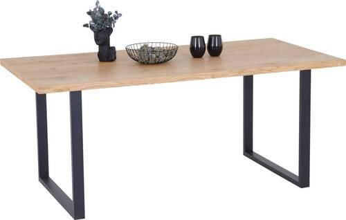 Esstisch Oakland 3919 - Schwarz, KONVENTIONELL (180/75/90cm)