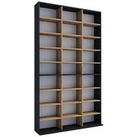 Regal Megosa Anthrazit Honigeiche Dekor - Honigeiche/Anthrazit, Design, Holzwerkstoff (102/181/23cm) - MID.YOU