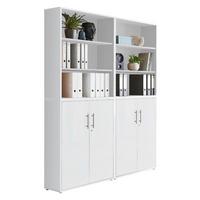 Office Edition B: 168,8 cm Weiß - Weiß, MODERN, Holzwerkstoff (168,8/227,2/33cm) - MID.YOU