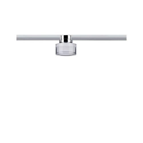 Schienensystem Urail Strahler 95502 Chromfarben/Klar, Rund - Klar/Chromfarben, Basics, Kunststoff/Metall (8/7,3cm) - Paulmann