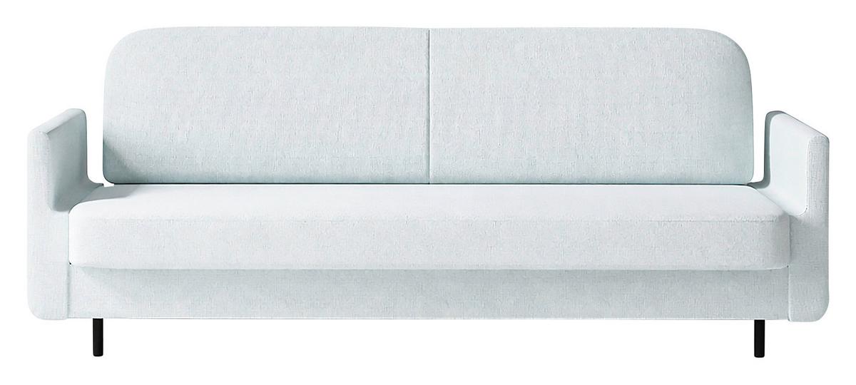 Schlafsofa Cloudy Hellblau B: 221 cm - Hellblau, Design, Textil (221/87/84cm) - MID.YOU