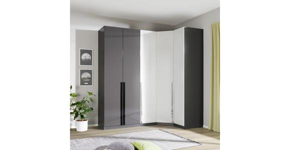 Schrankgriff Unit L:104cm Kunststoff Schwarz Glänzend - Schwarz, MODERN, Kunststoff (103,5/2,8/2cm) - Ondega