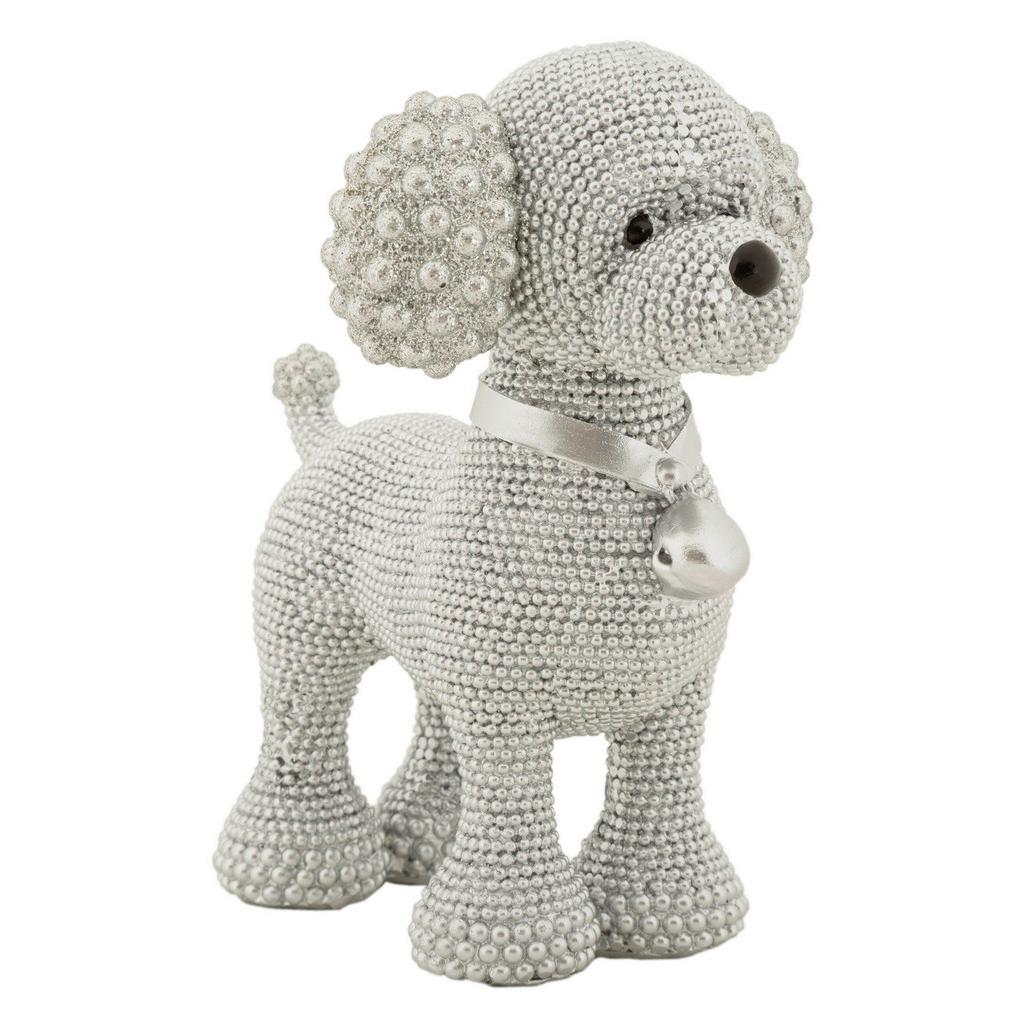 SKULPTUR Kunststoff, Silver