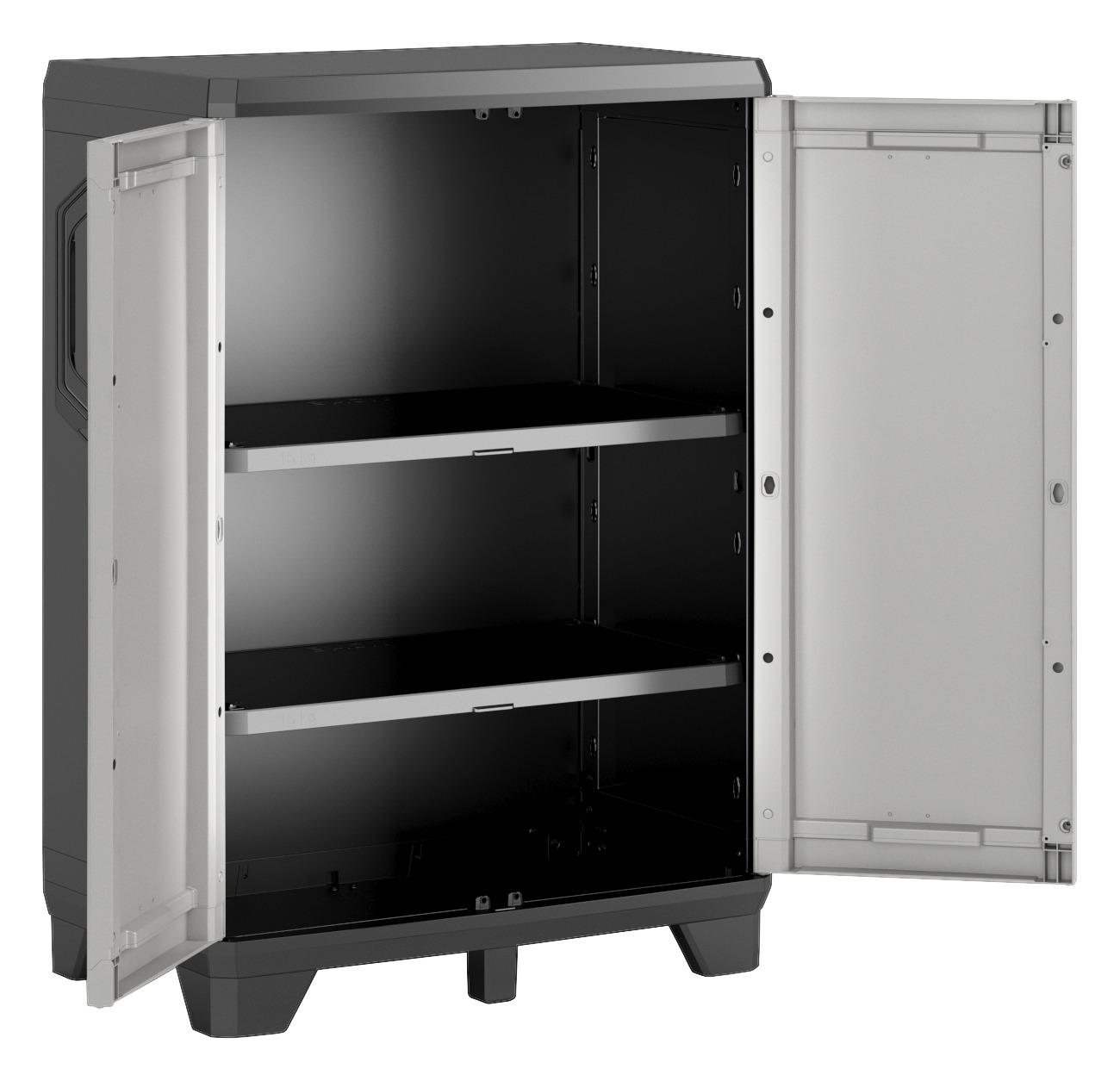 Kleiner Aufbewahrungsschrank aus Kunststoff