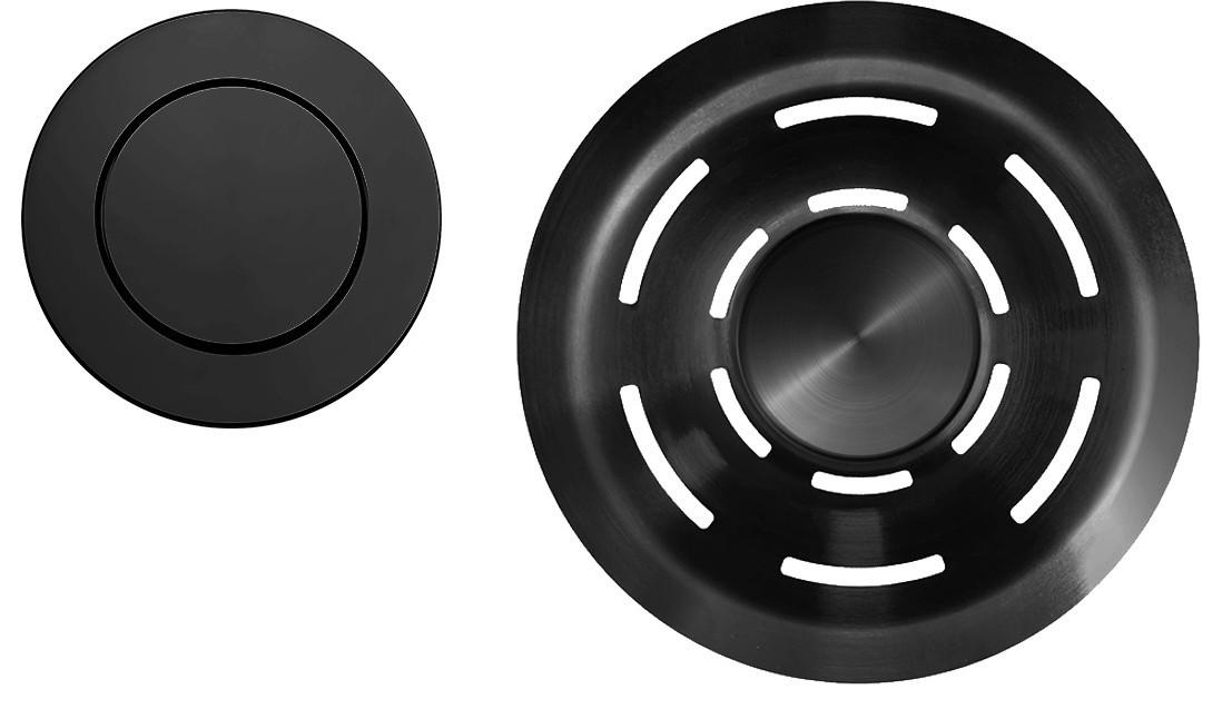 Ab- und Überlaufgarnitur Flow - Schwarz, Basics, Kunststoff (11,2cm) - HKT