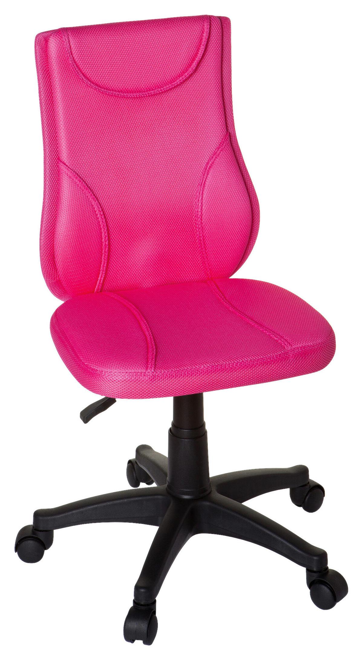 Jugenddrehstuhl Kiddy Base Pink - Pink, Basics, Kunststoff (46/84-94/40cm) - MID.YOU