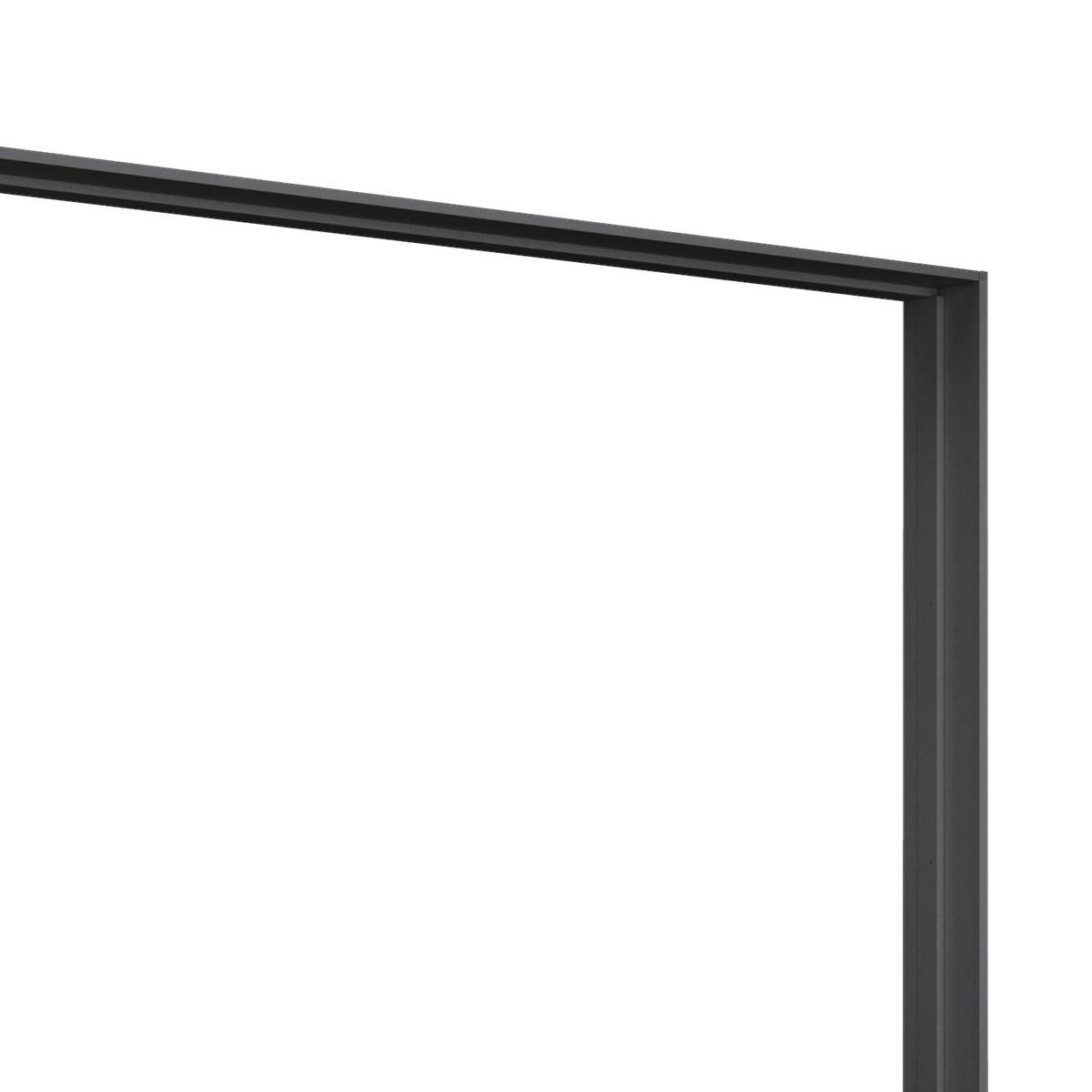 Paspartový rám MIAMI Š/V/H:cca 368/233/64cm - sivá, Modern, kompozitné drevo (368/233/64cm)