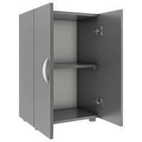 Aktenschrank Ulas 2 Anthrazit B: 49 cm - Anthrazit, MODERN, Holzwerkstoff (49/74/34cm) - MID.YOU