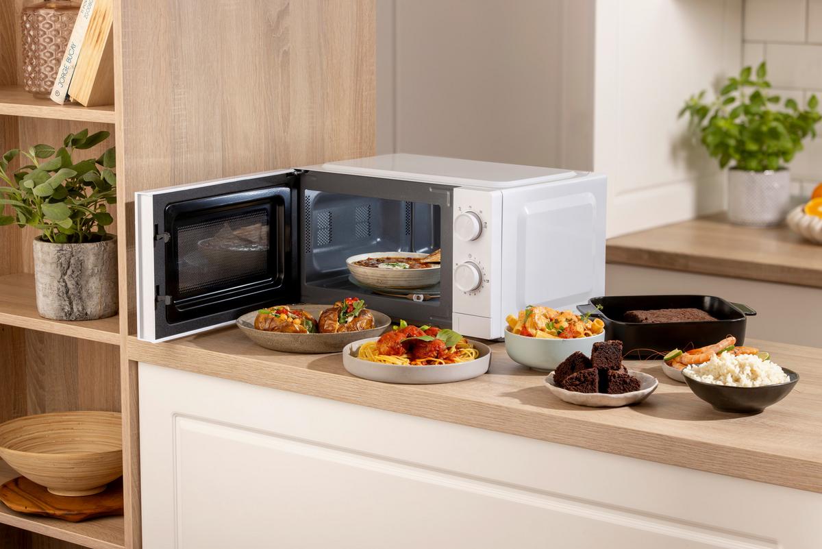 MIKROWELLE 20 Liter, 700W - Weiß, Basics, Glas/Kunststoff (44,6/24,2/35,2cm) - Gorenje
