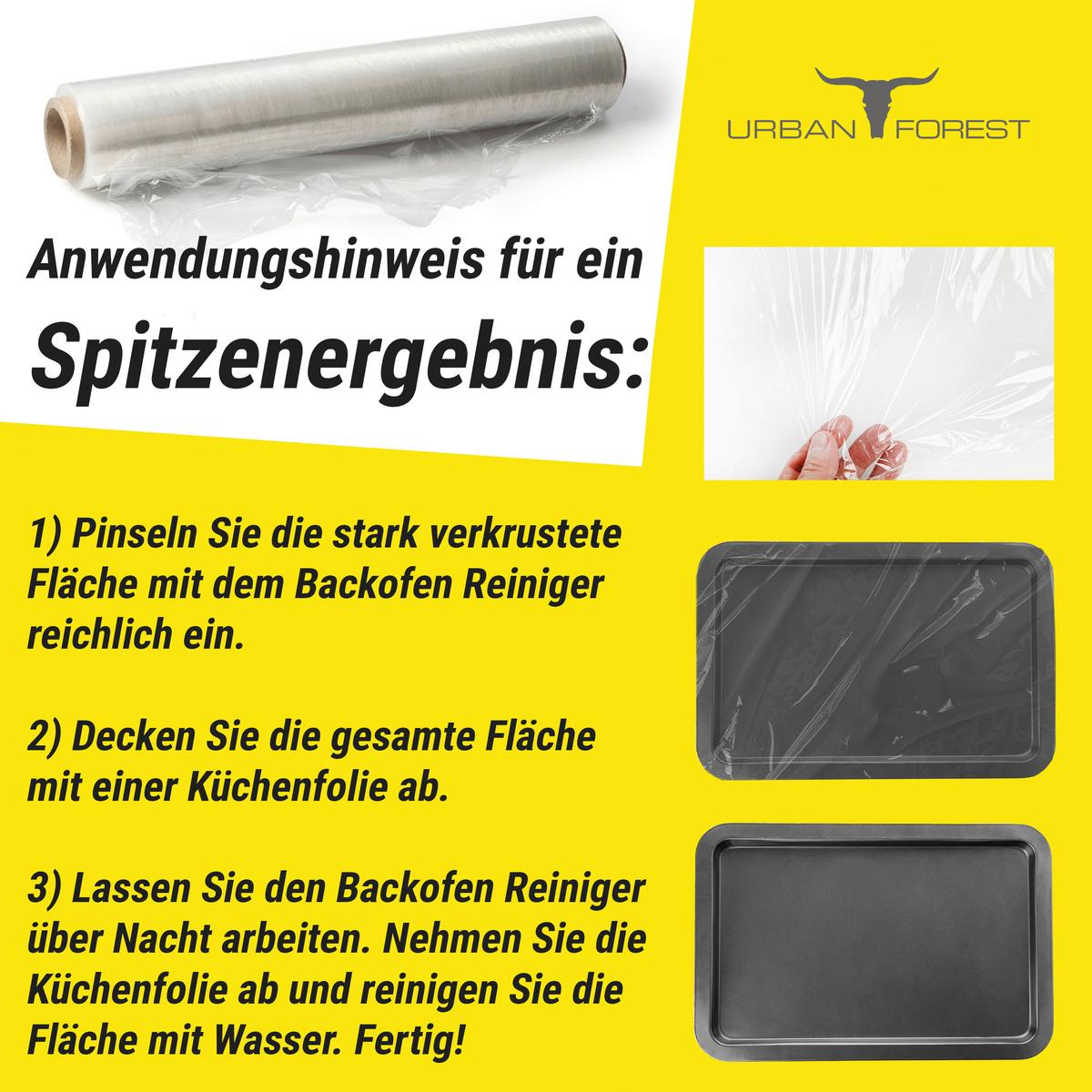 Reinigungsset Backofen & Grillreiniger - Basics (500ml) - Urban Forest