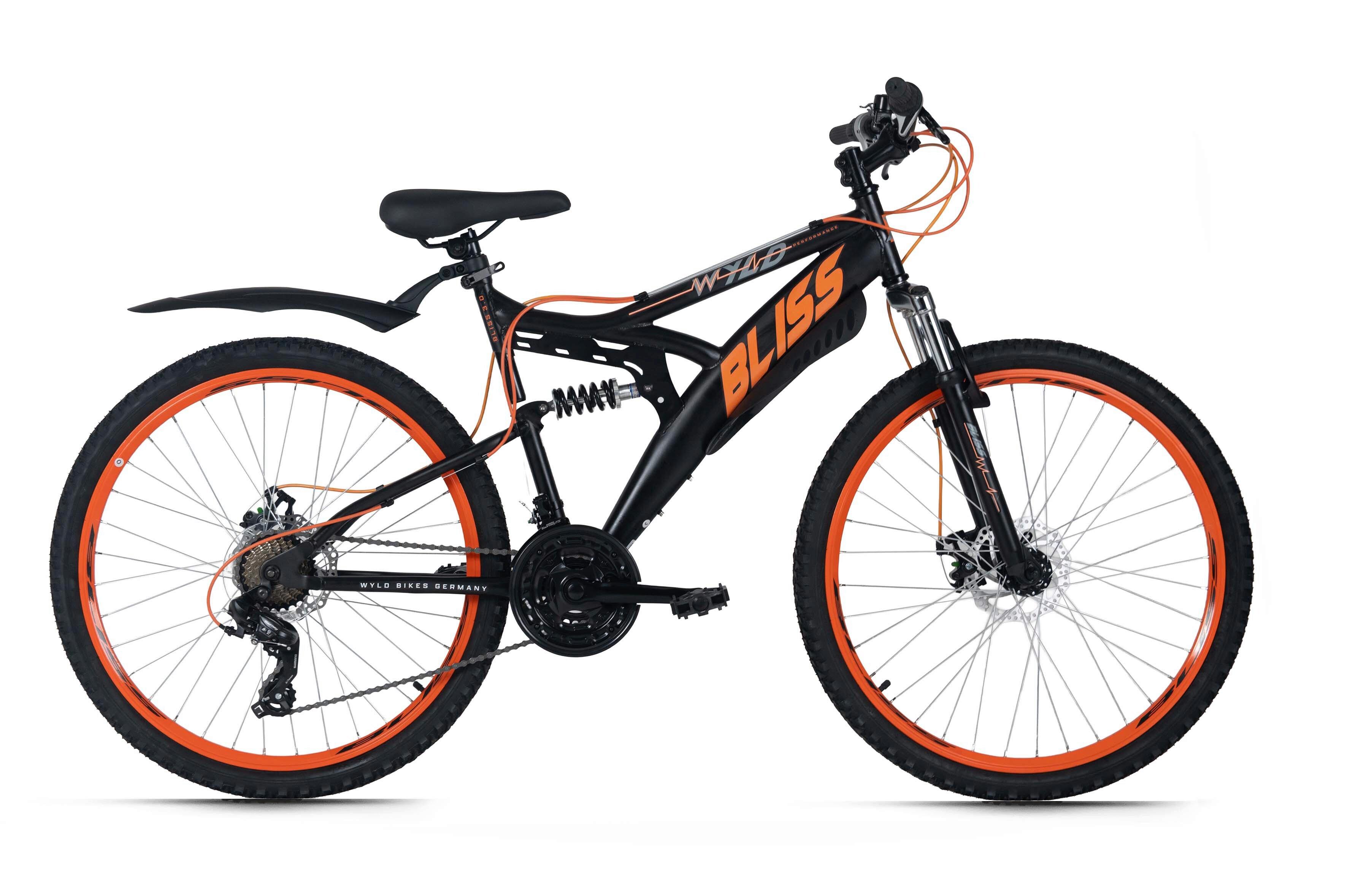 WYLD Mountainbike Fully Bliss schwarz/Orange 26'' - Schwarz, LIFESTYLE, Metall