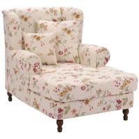 XXL-Sessel Mareille Weiß B: 103 cm - Nussbaumfarben/Weiß, MODERN, Textil (103/103/149cm) - Max Winzer