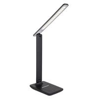 Led-tischlampe Dimmbar Opal/schwarz Touch - Opal/Schwarz, Design, Kunststoff (42/11,5/56,5cm) - Globo