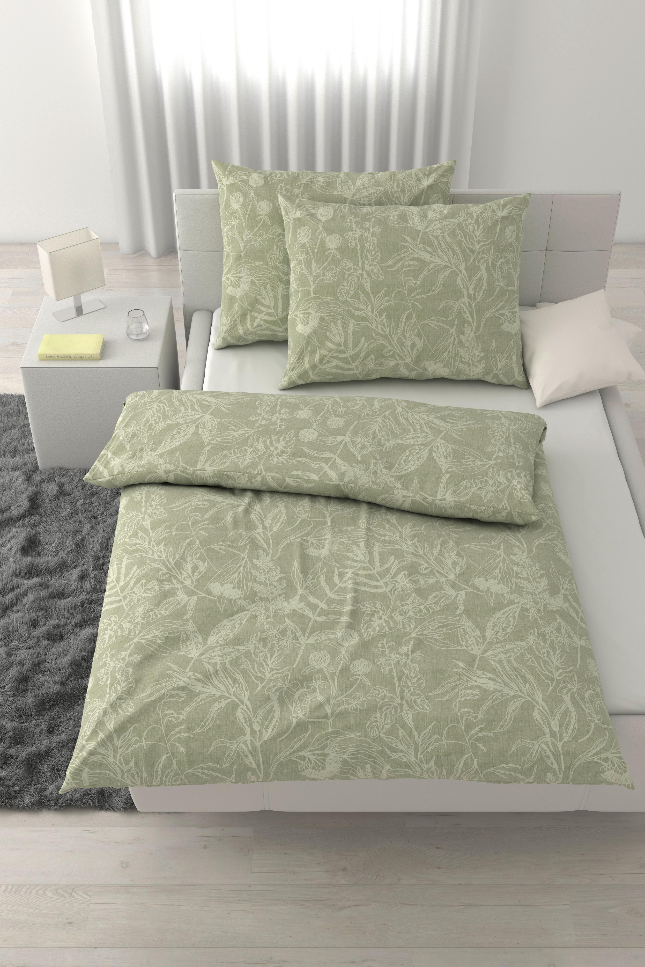 POSTEĽNÁ BIELIZEŇ TYLPUR XXL - šalviovozelená, textil (200/220cm) - Mömax