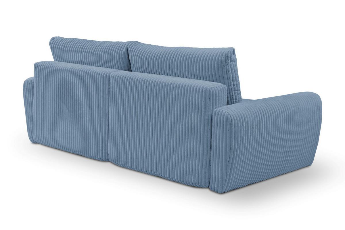 Schlafsofa Mevi Blau B: 240 Cm - Blau, MODERN (240/72-90/120cm) - Premium Living