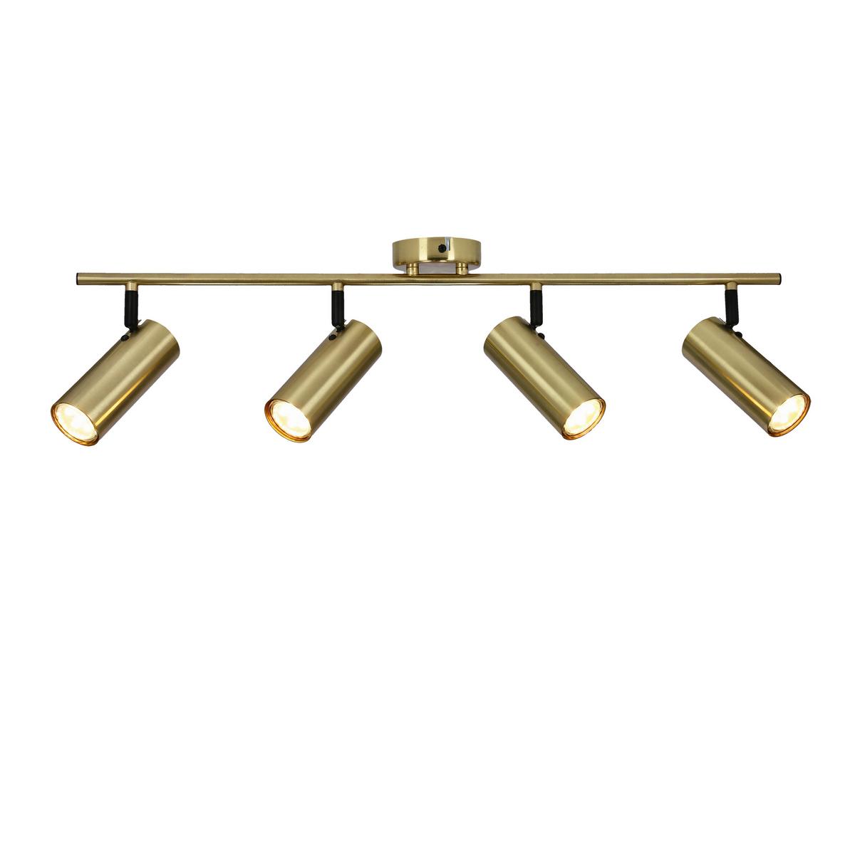 Deckenstrahler 94-01740 - Messingfarben, KONVENTIONELL, Metall (76/9/18cm)