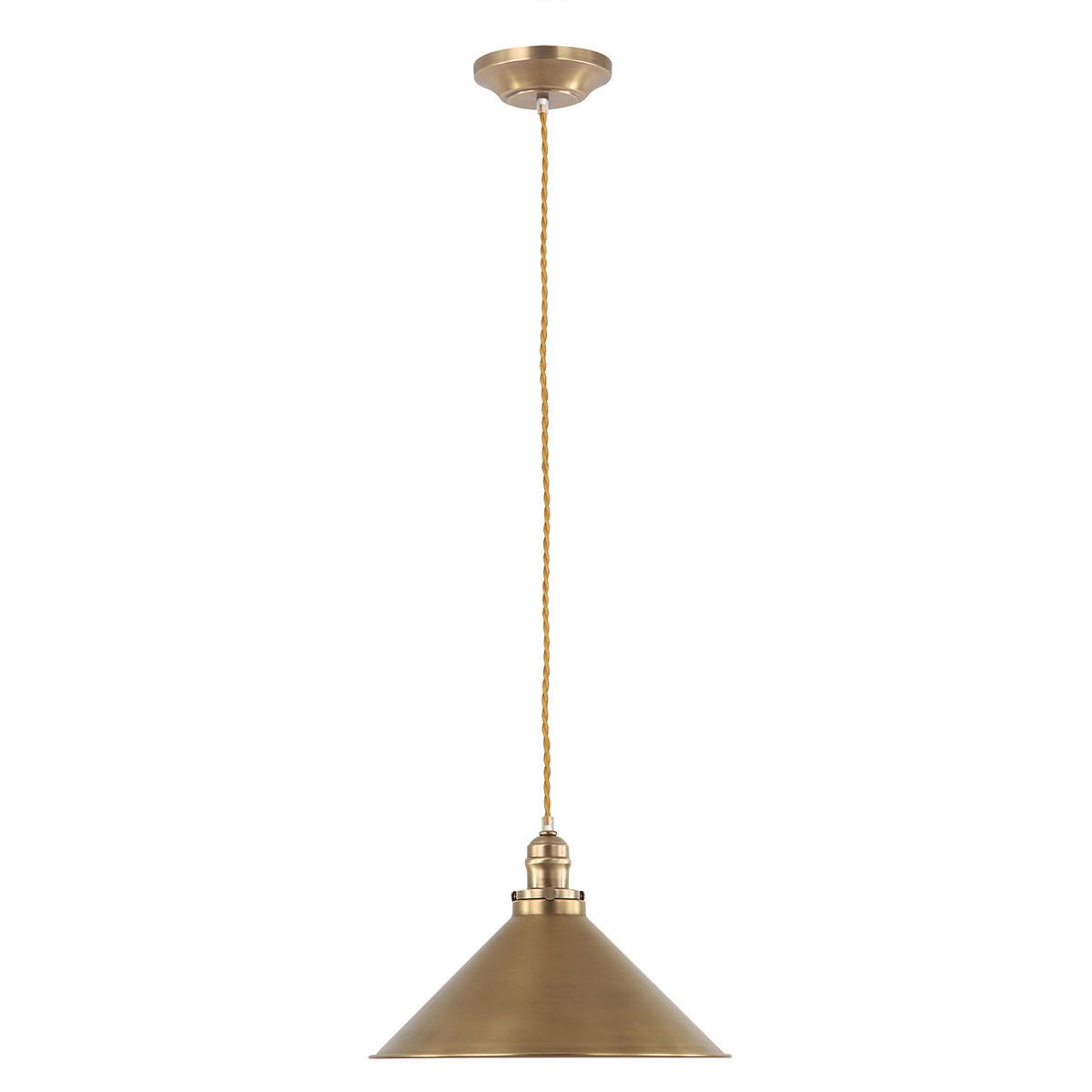 Hängeleuchte Pv-Sp-Ab - Messingfarben, Design, Metall (37/28-200cm) - Elstead Lighting