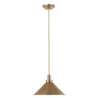 Hängeleuchte Pv-Sp-Ab - Messingfarben, Design, Metall (37/28-200cm) - Elstead Lighting