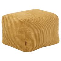 Sitzsack Cubi Cord gelb, Indoor, B: 60cm - Gelb, Basics, Textil (60/40/50cm)