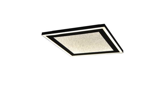 Led-deckenleuchte Raphael - Opal/Schwarz, MODERN, Kunststoff/Metall (33/33/3,5cm) - Luca Bessoni