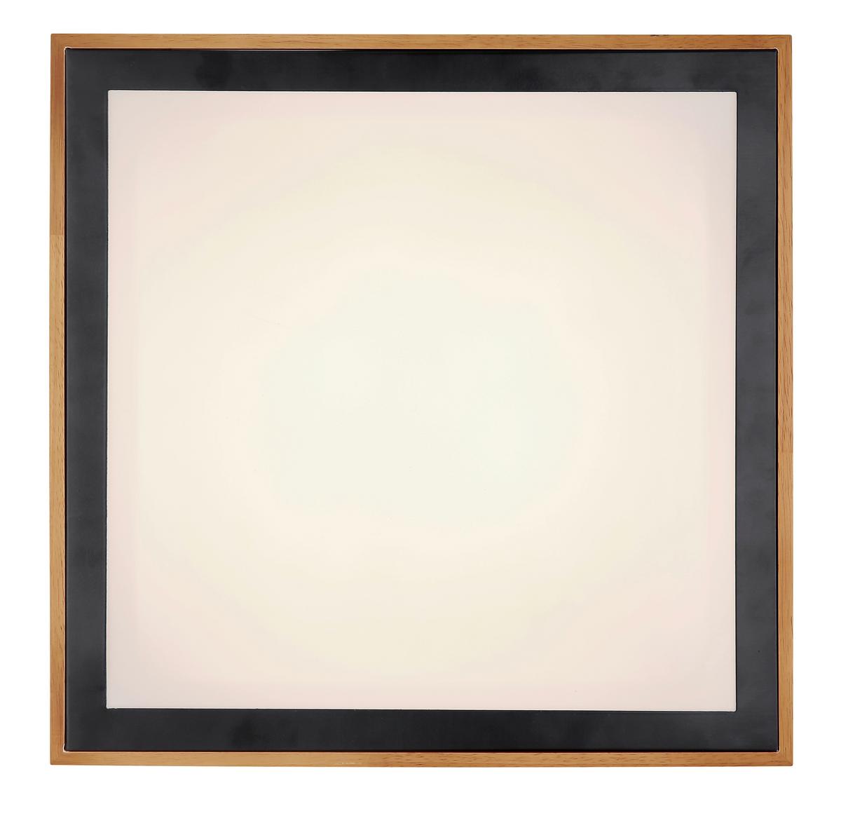 Led Mennyezeti Lámpa 41764-24q - barna/fekete, Natur, műanyag/fa (39/39/9cm) - Globo