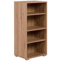 Regal Fyn 20a Eiche Artisan B: 46 Cm - Alufarben/Eiche Artisan, Design, Holzwerkstoff (46/96,5/33,5cm) - MID.YOU