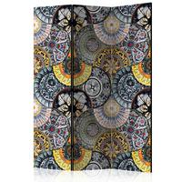 PARAVENT Multicolor B: 135 cm - Multicolor, Basics, Holz/Textil (135/172/3cm) - artgeist