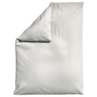 Bettdeckenbezug Woven Satin Fade - Taupe/Weiß, Basics, Textil (135-140/200cm) - Schlafgut