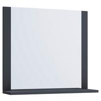 Wandspiegel Lendas Anthrazit B: 60 cm - Anthrazit, MODERN, Holzwerkstoff (60/55/16,6cm) - MID.YOU