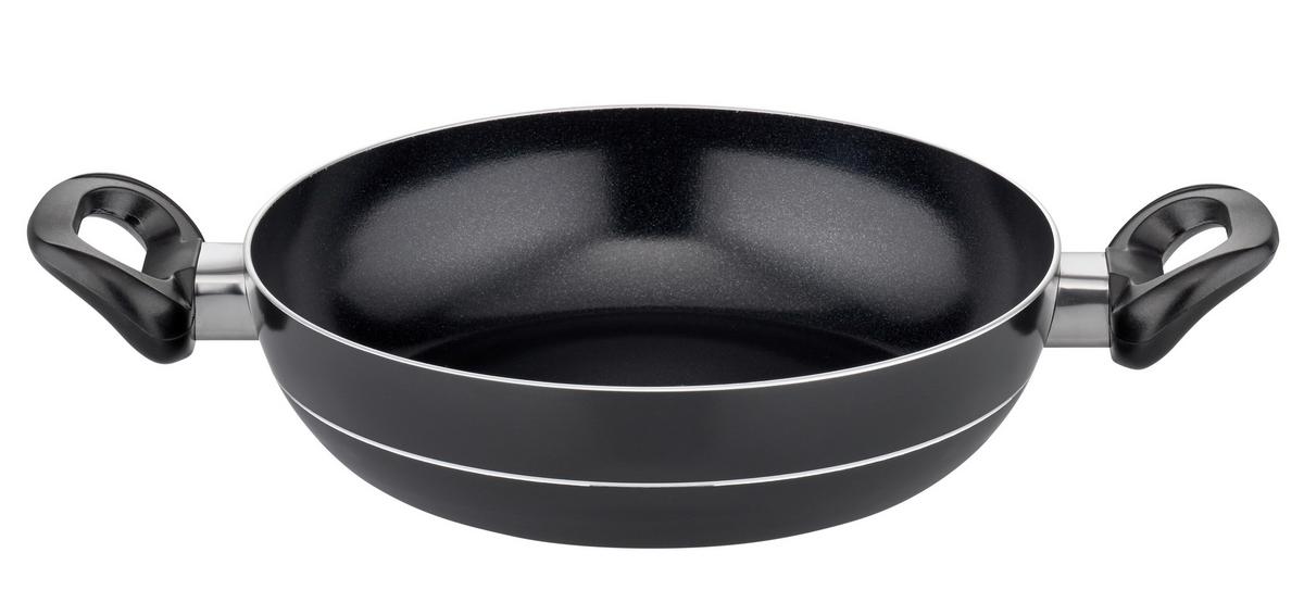 Gsw Kochtopfset Milano Nero Schwarz, 6-teilig - Schwarz, Basics, Metall - GSW