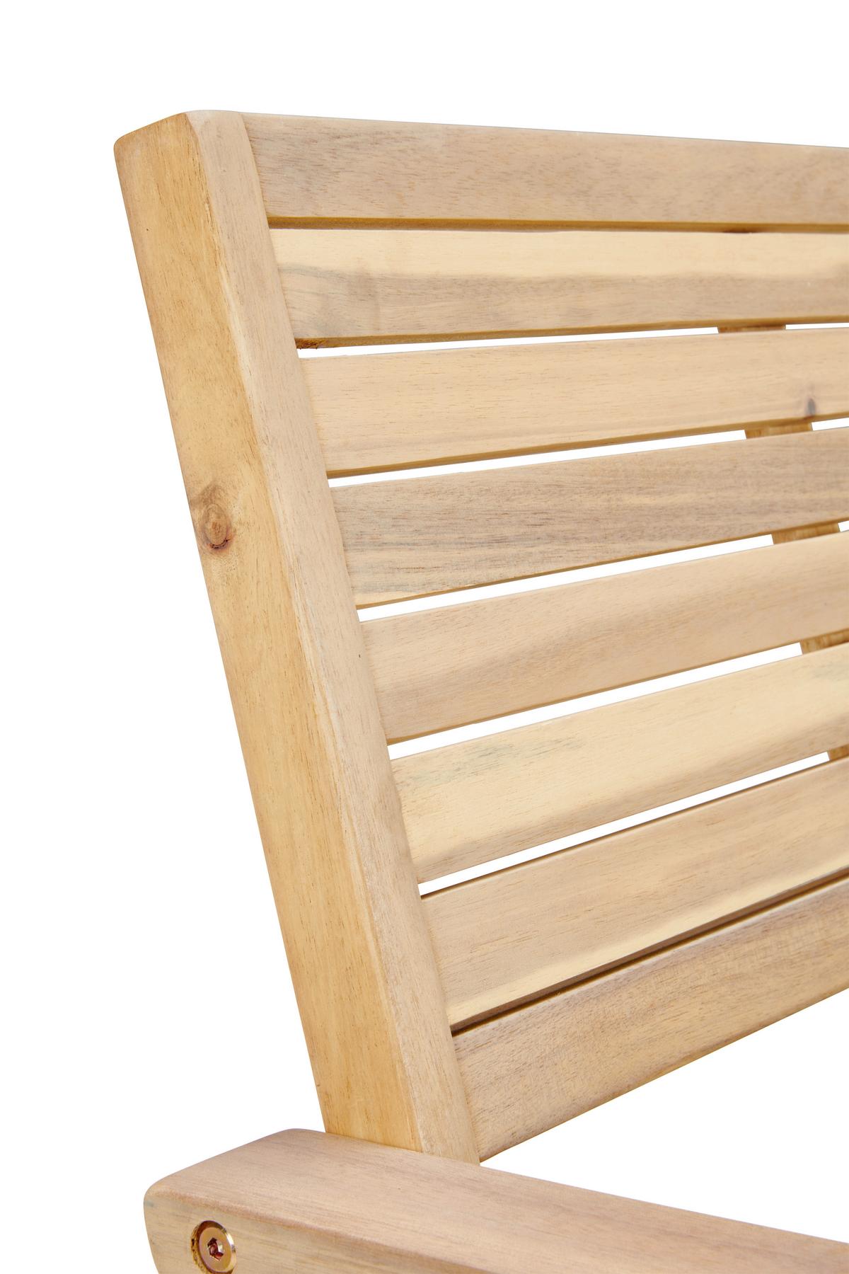 Loungegarnitur 4-Tlg. Bergen Aus Echtholz mit Kissen - Dunkelgrau/Akaziefarben, MODERN, Holz/Textil (73cm) - Beldano