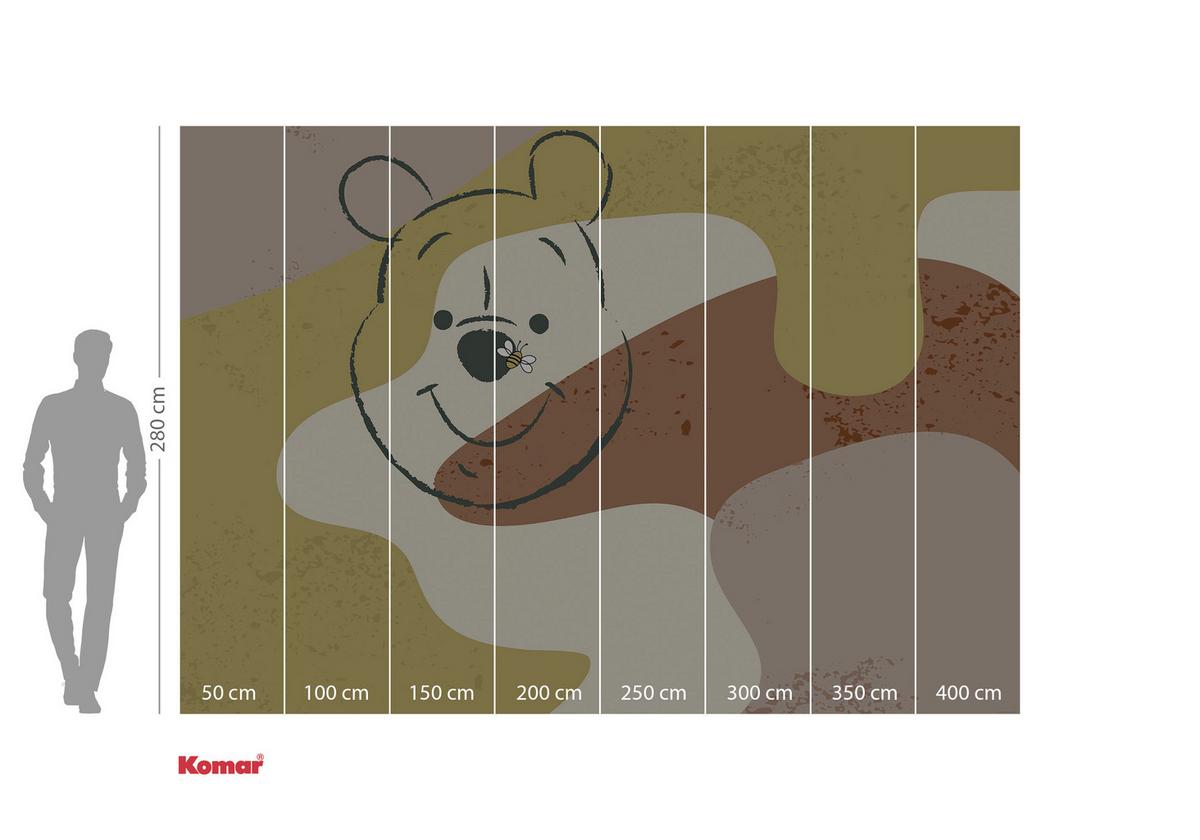 Fototapete Winnie The Pooh Bee - Multicolor, Trend, Papier (400/280cm)