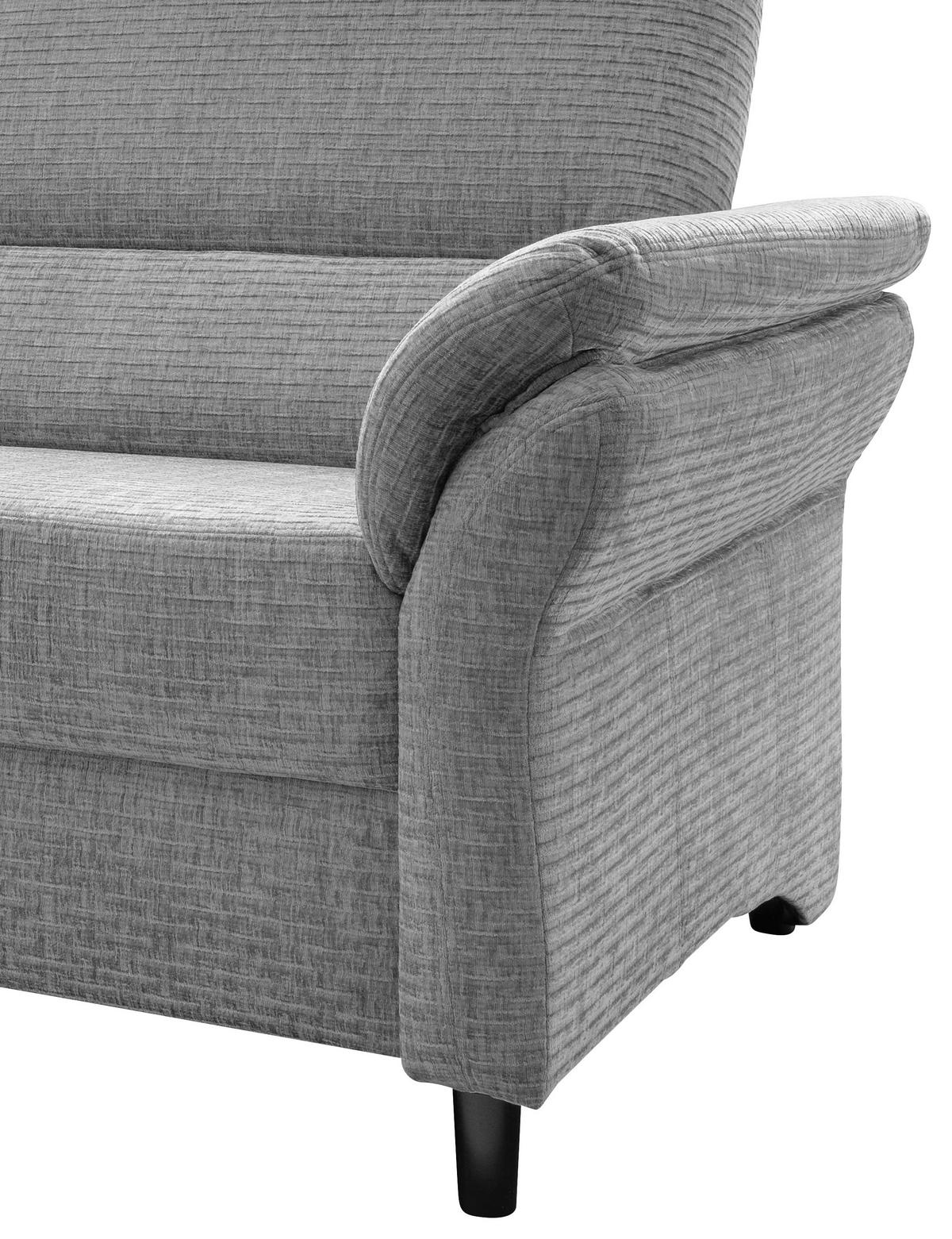 3-Sitzer-Sofa Cavoli, Grau B: 192 cm - Schwarz/Grau, MODERN, Textil (192/90/89cm) - Livetastic