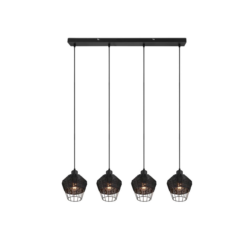 Hängeleuchte Borka H: 150 cm 4-Flammig