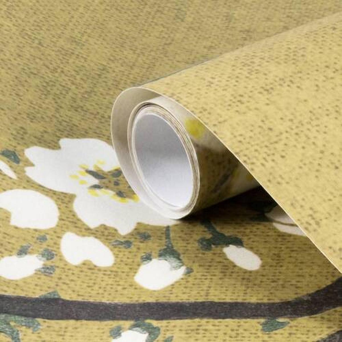 Fototapete Japanische Kirsche Mit Vögel - Multicolor, Basics, Papier/Kunststoff (200/280cm)