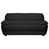 2-sitzer-sofa Nebolo Schwarz Lederlook - Schwarz, Design, Textil (209/97/100cm) - Livetastic