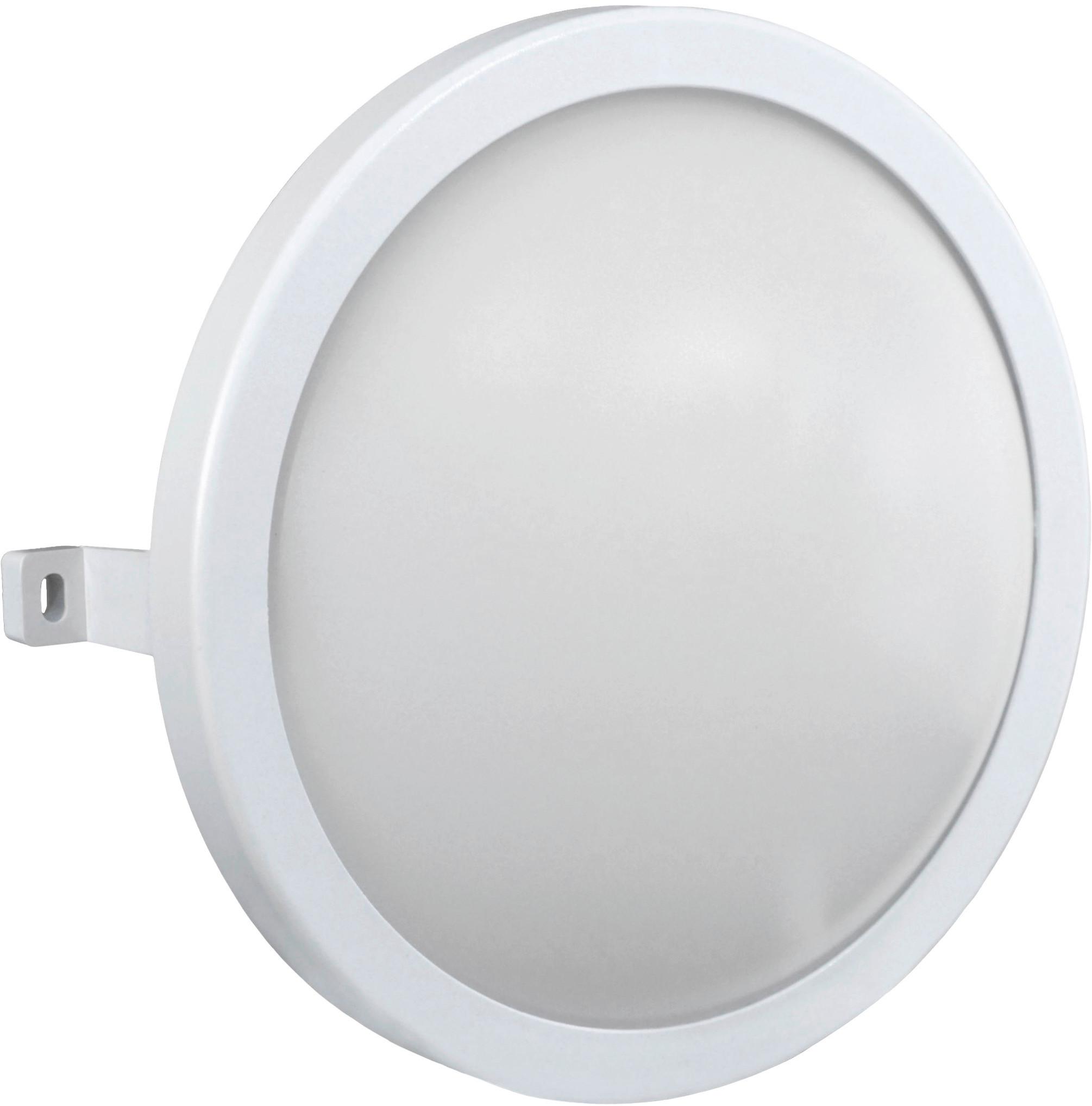 Led-wandleuchte 1-flammig, Für In- Und Outdoor - Weiß, Basics, Kunststoff (19/7,9cm)