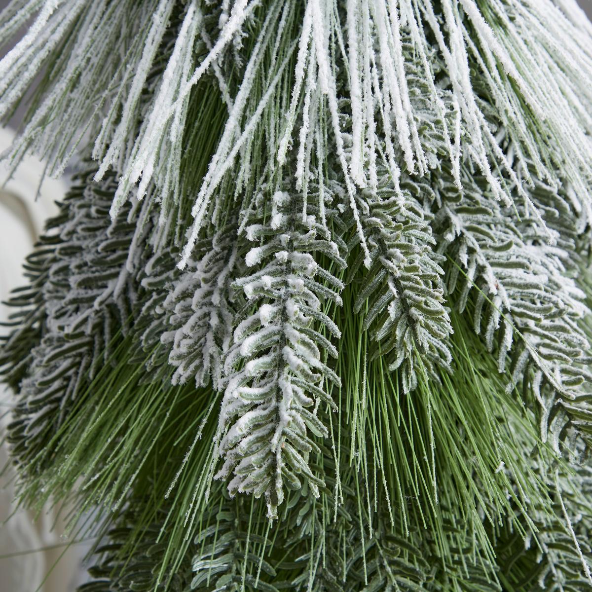 Dekor Fa Dawina - barna/fehér, Basics, műanyag/fa (30/120cm) - Ondega