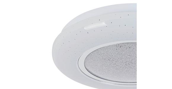 Led-deckenleuchte Elma - Chromfarben/Weiß, MODERN, Kunststoff/Metall (26/5,5cm) - Luca Bessoni