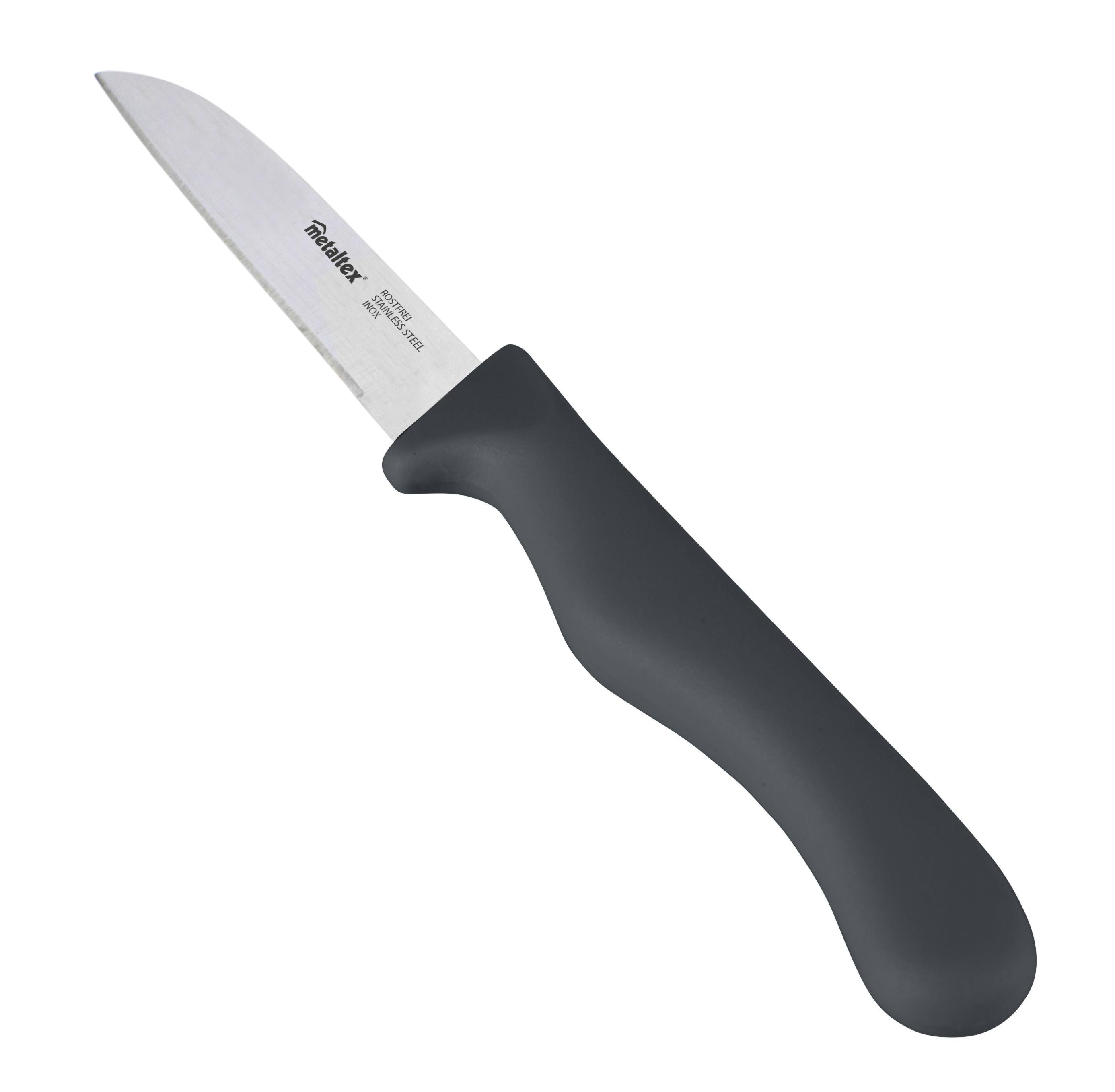 Gemüsemesser Mauro Grau Bxhxt:  Ca. 2,5x18x1,4 Cm - Edelstahlfarben, Basics, Metall (2,5/18/1,4cm) - Metaltex