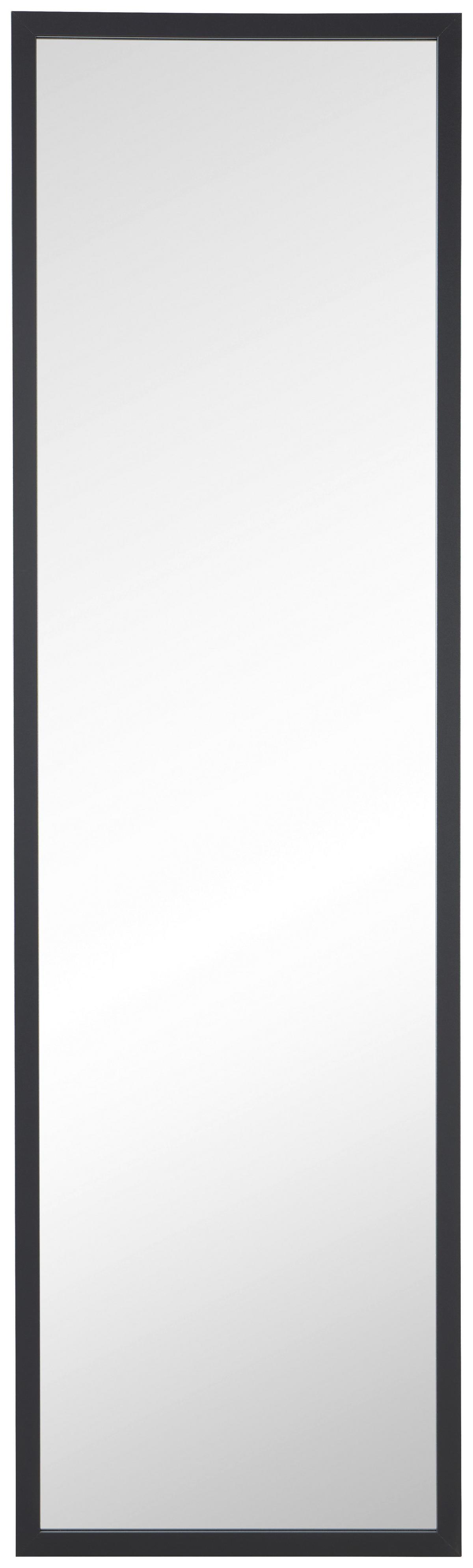 Spiegel Trend Iii Schwarz 155x45 Cm - Schwarz, Trend, Glas/Kunststoff (155/45/1,63cm)