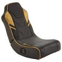 Gamingsessel Shadow 2.0 - Goldfarben/Schwarz, MODERN, Textil (42/64/75cm) - X Rocker